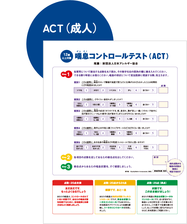 ACT（成人用）